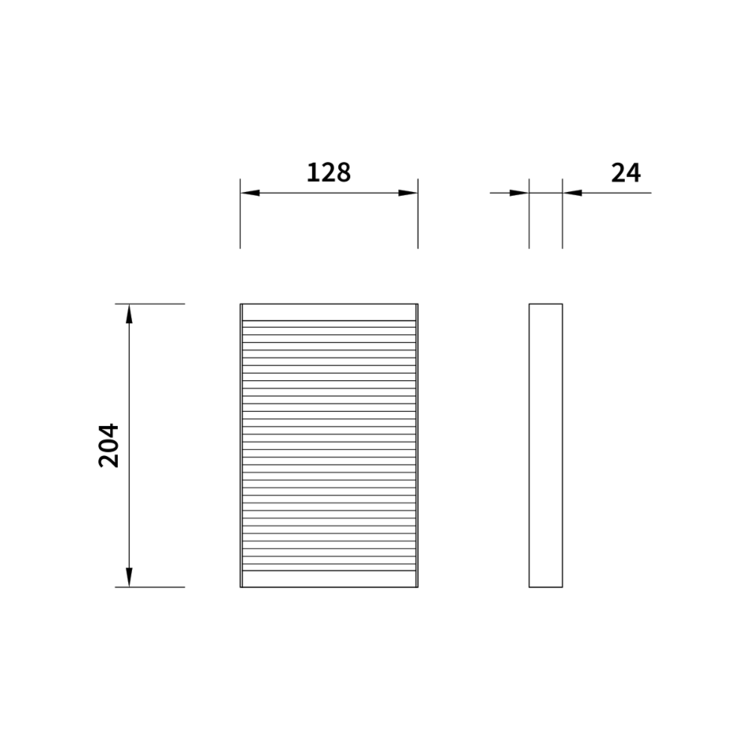 MOBAIR 2010 air filter dimensions